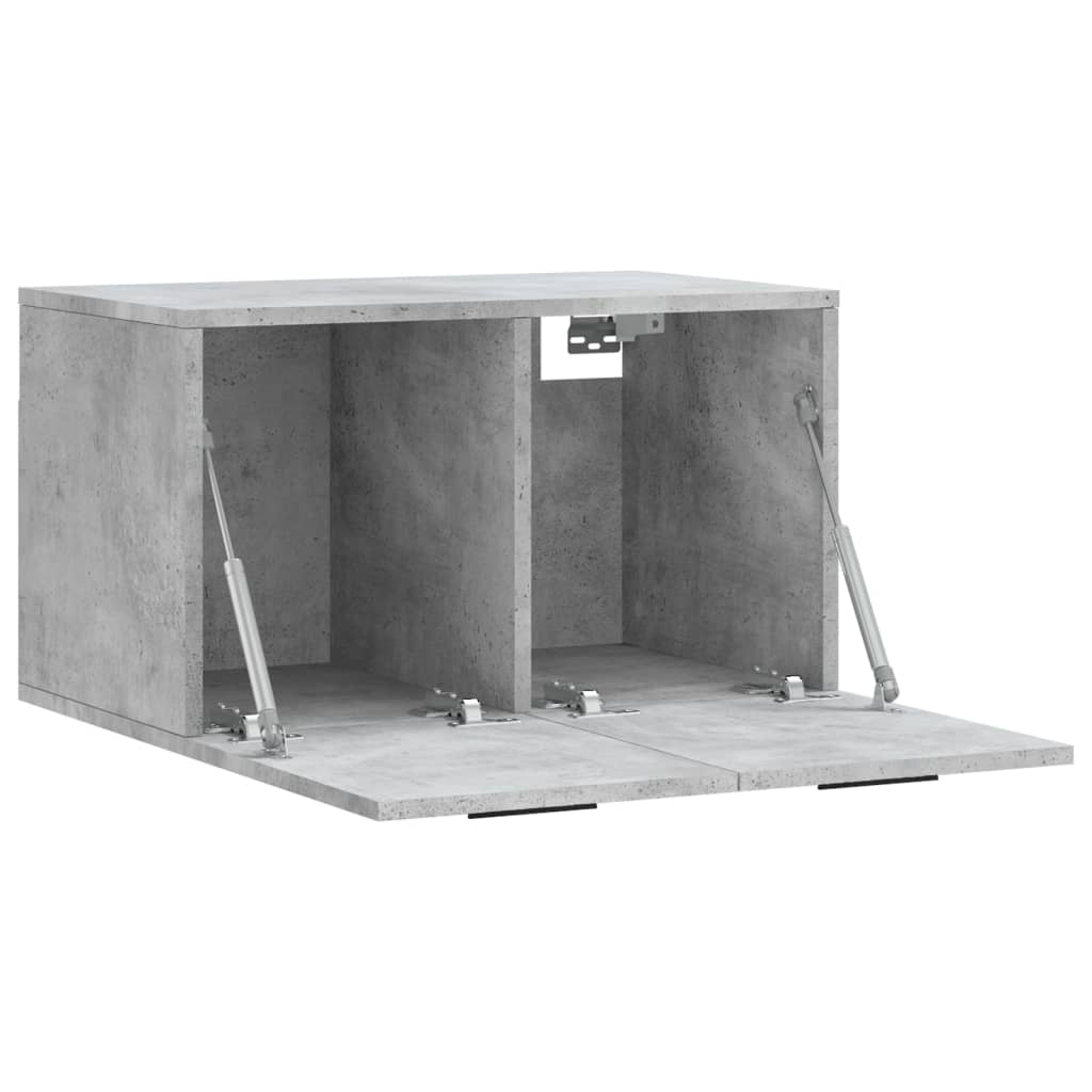 Wall Cabinet Concrete Grey 60x36.5x35 cm Engineered Wood